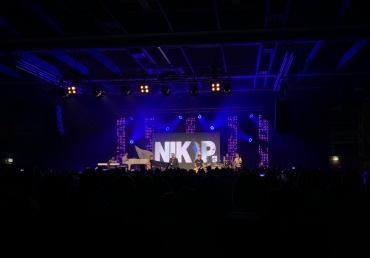 Nik P. mit M3 Eventtechnik in Gmunden